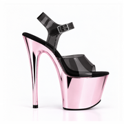 CHROME BabyPink Black Jelly (7Inch/17cm)