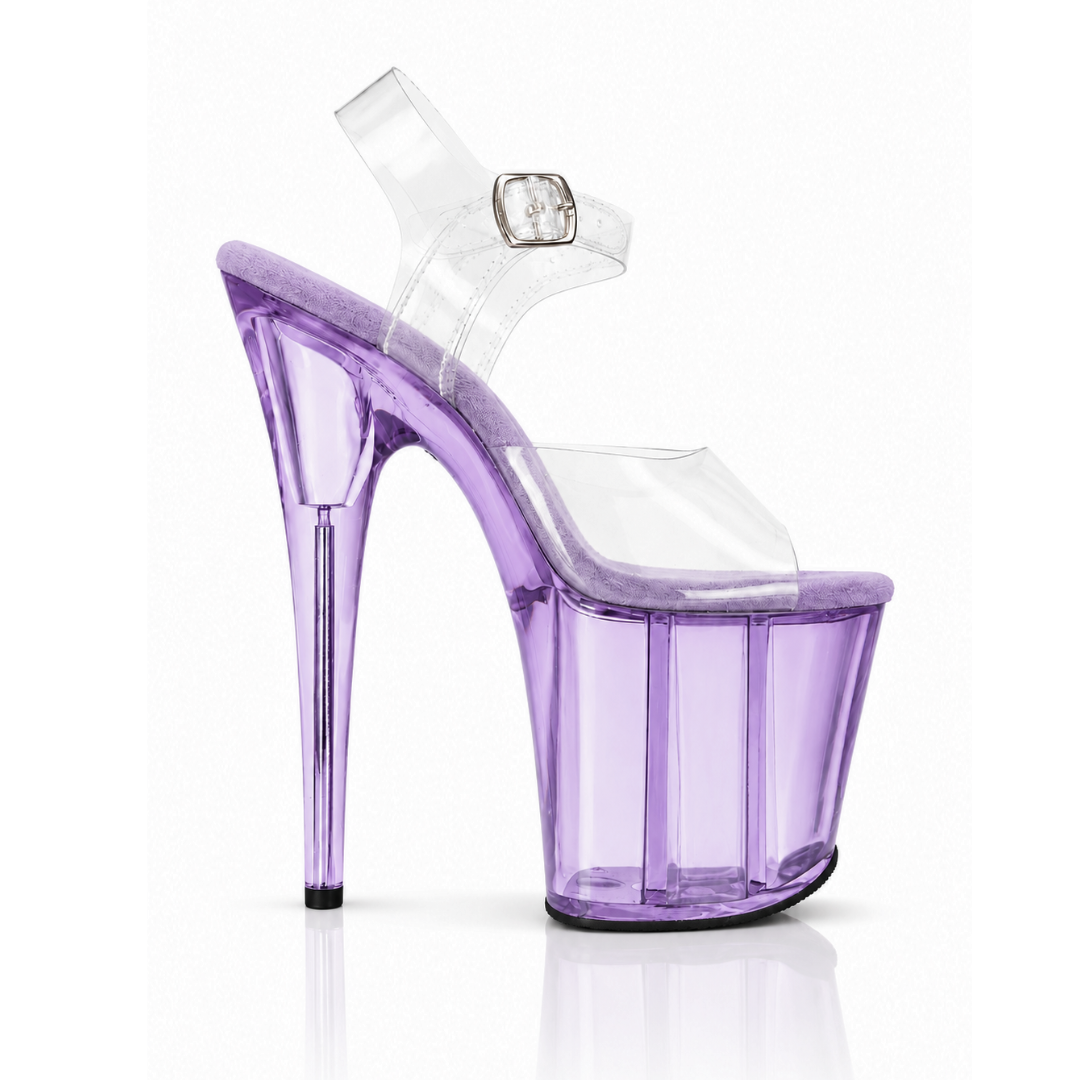 Transparent Light Purple (8Inch/20cm)