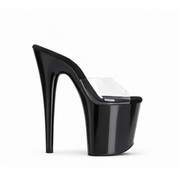 Glossy Black Slip-Ons (8In/20cm)