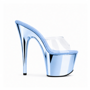 CHROME Sky Blue Slip-Ons (7Inch/17cm)