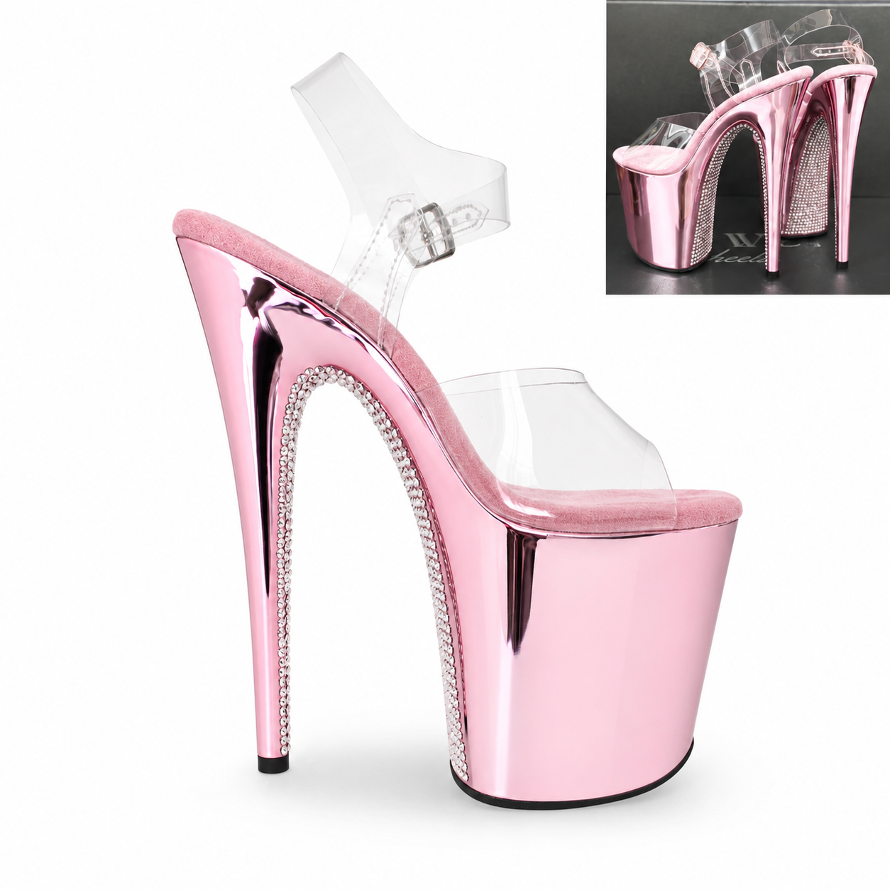 CHROME BabyPink DiamondBack (8 Inch / 20CM)