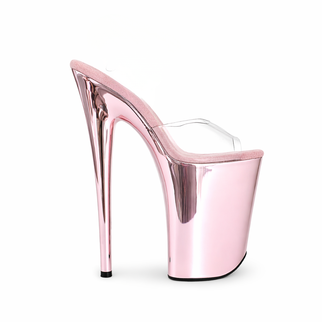 CHROME BabyPink Slip-Ons (9Inch/23cm)