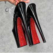 Glossy Black Red Diamondback (8Inch/20cm)