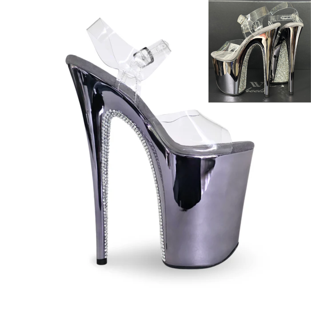 CHROME PurpleGrey Diamond Back (9 Inch / 23CM)