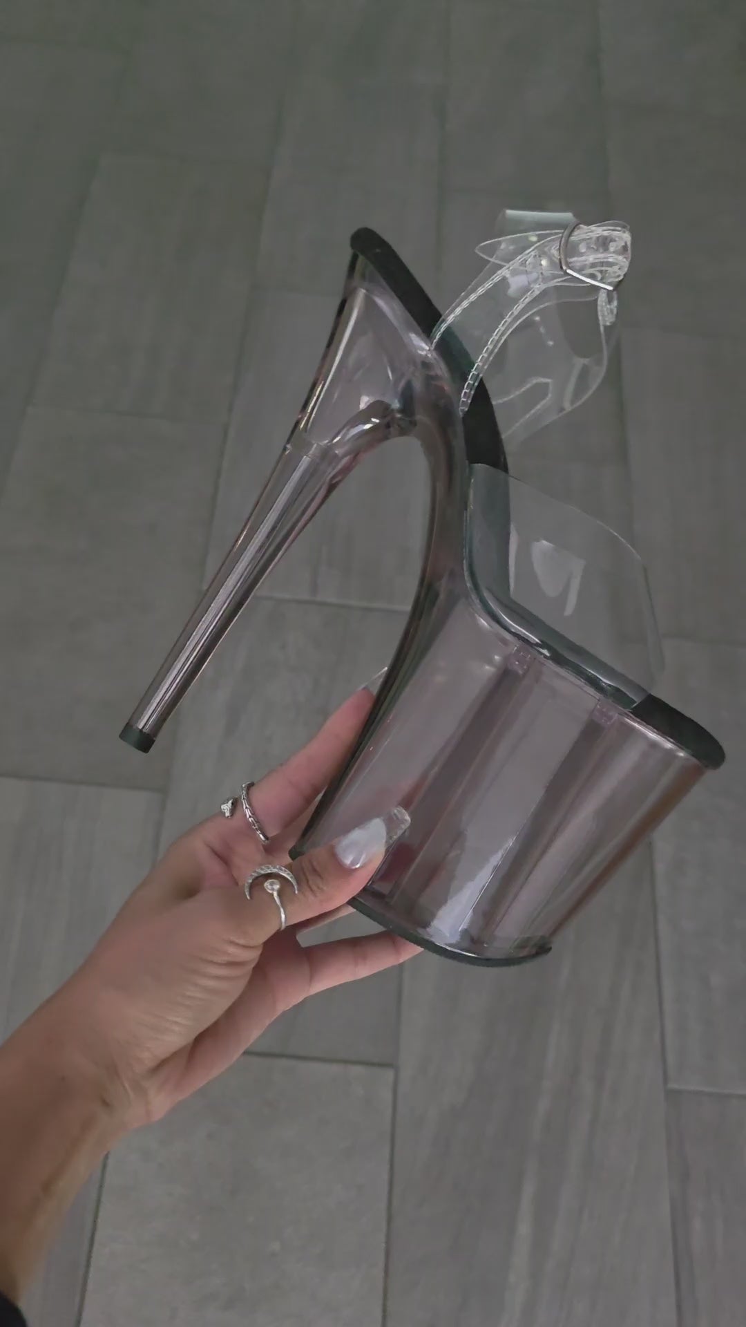 Load video: Transparent Black (8Inch/20cm)