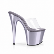 Chrome PurpleGrey Slip-Ons (7In/17cm)