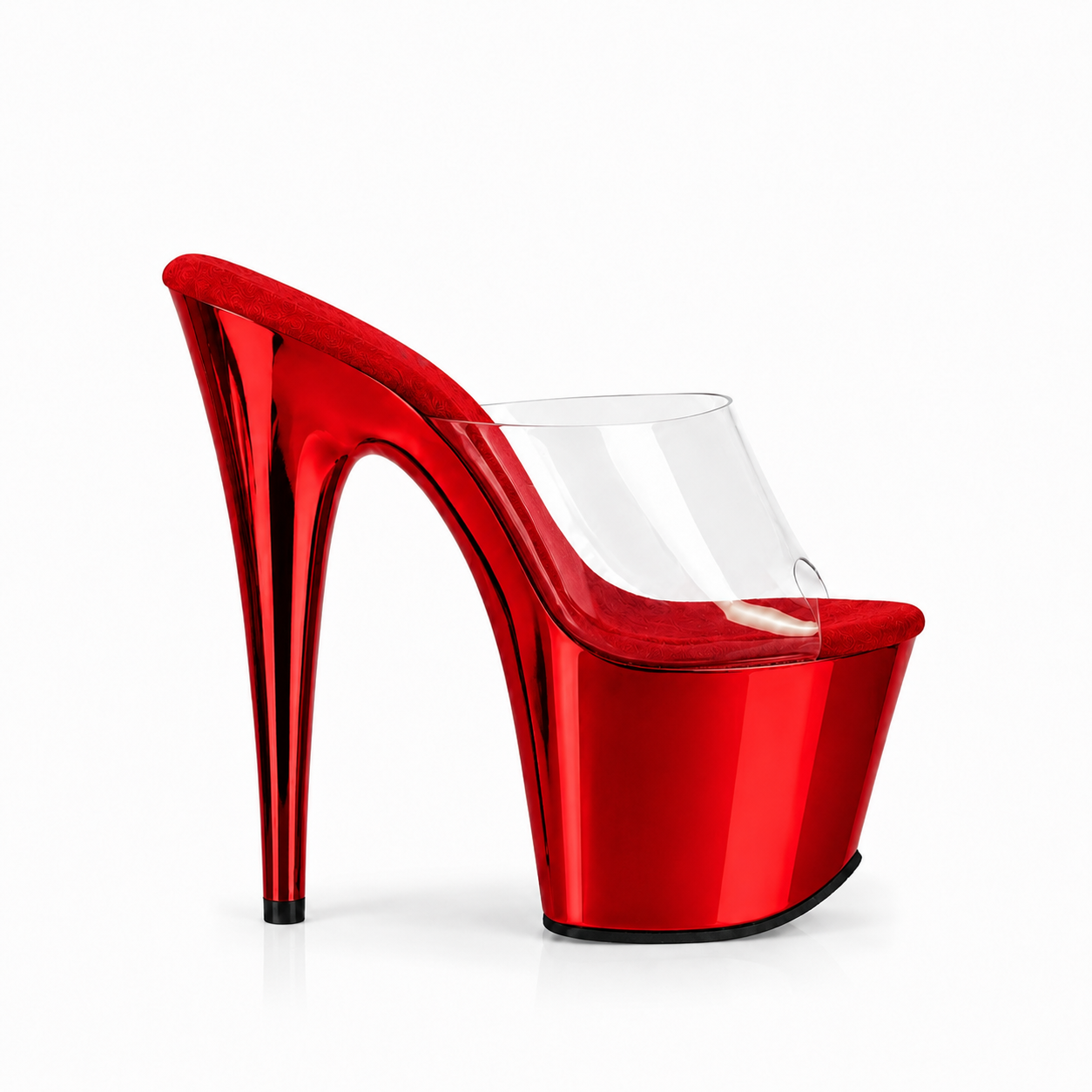 CHROME Red Slip-Ons (7In/17cm)