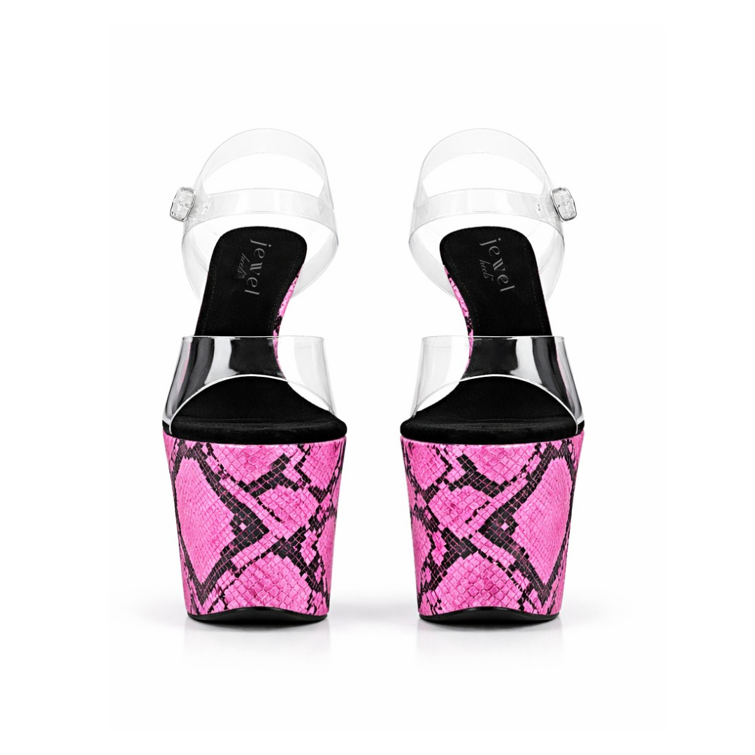 Snake PinkBlack (8In/20cm)