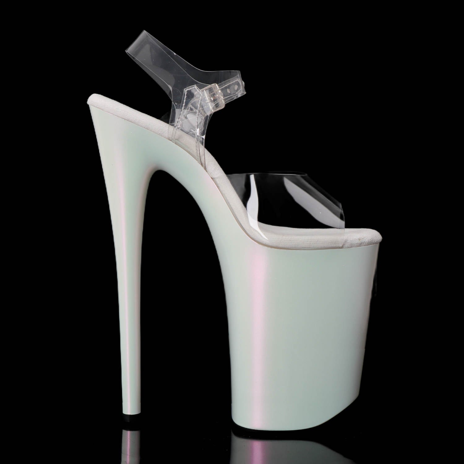 Iridescent WhitePink (9In/23cm)