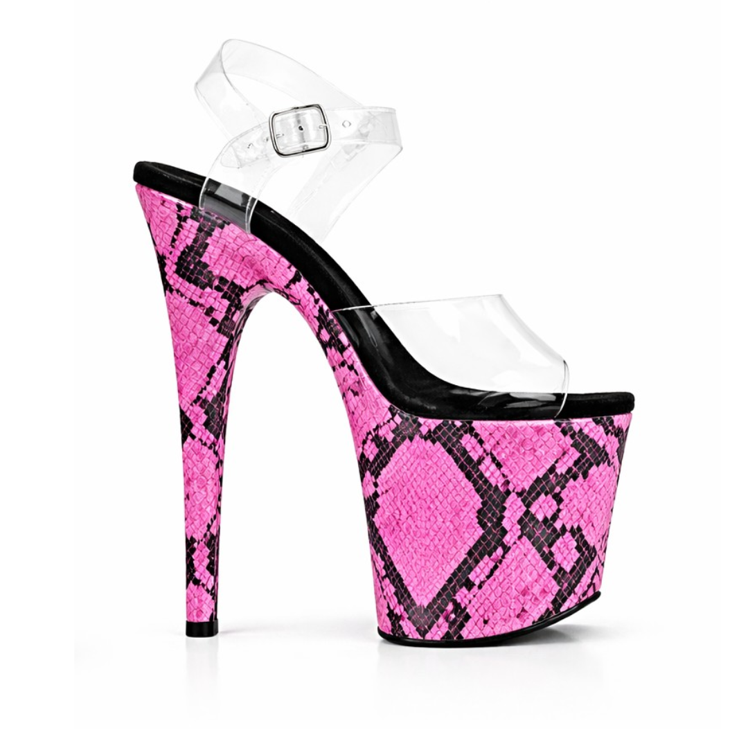 Snake PinkBlack (8In/20cm)