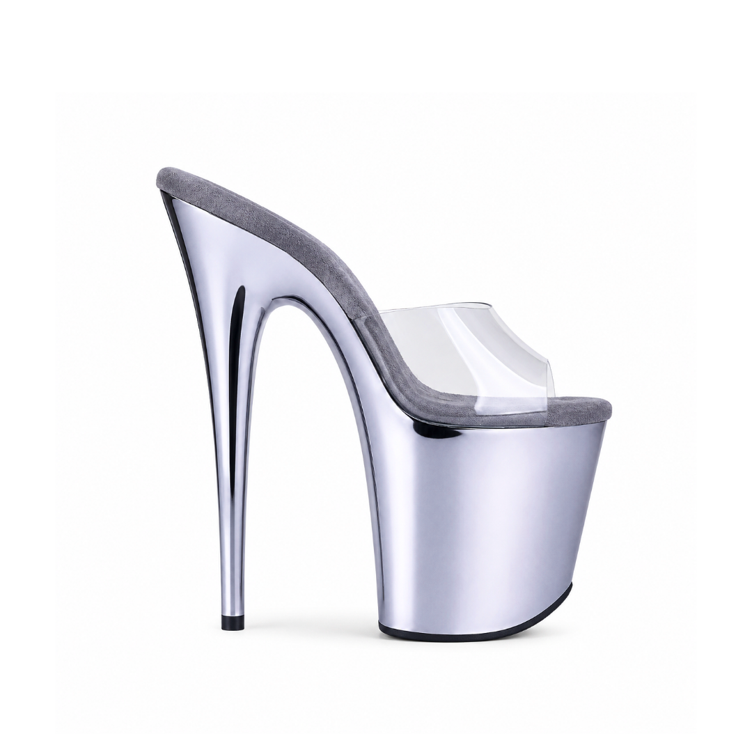 CHROME PurpleGrey Slip-Ons (8Inch/20cm)