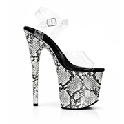 Snake WhiteBlack (8In/20cm)