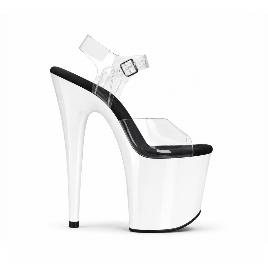 Glossy WhiteBlack (8In/20cm)